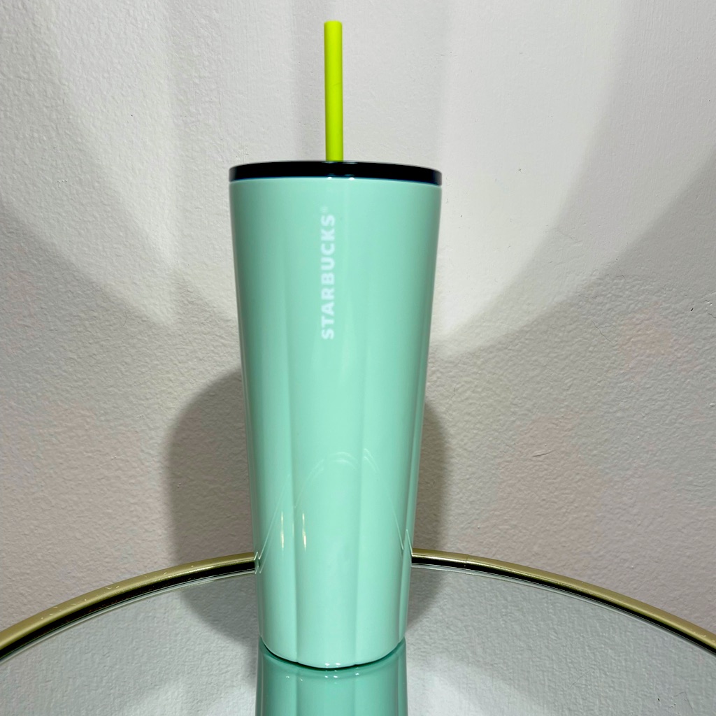 New Starbucks Mint Puffy Stainless Steel Tumbler